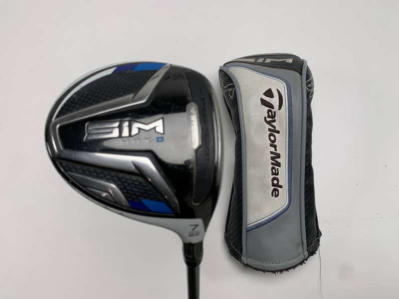 TaylorMade SIM MAX-D 7 Fairway Wood 22* UST Mamiya Helium 5F3