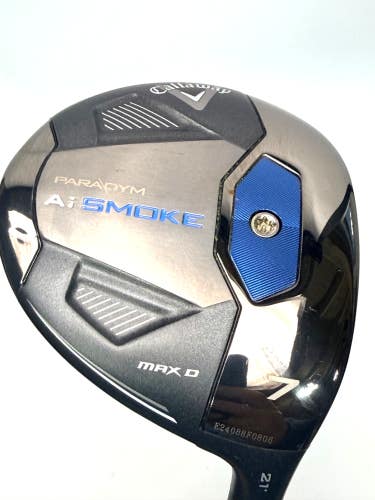 Callaway Ai Smoke Max D 7 Wood 21 Cypher Black 50g Regular Flex - 42in