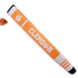 NEW Team Golf Clemson Tigers Orange/White Jumbo Putter Grip w/Ball Marker