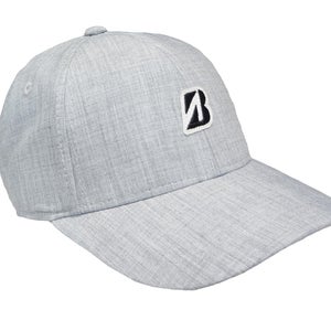 NEW Bridgestone Golf Mini Patch Gray Adjustable Golf Hat/Cap