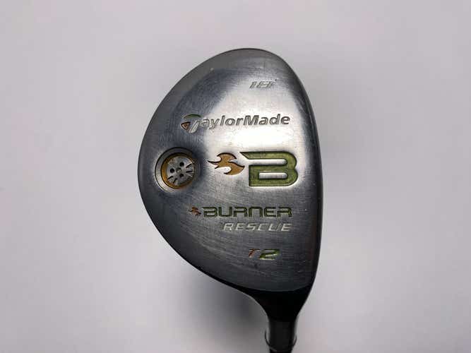 TaylorMade Burner Rescue 2008 T2 Hybrid 18* REAX 49g Stiff Graphite Mens RH
