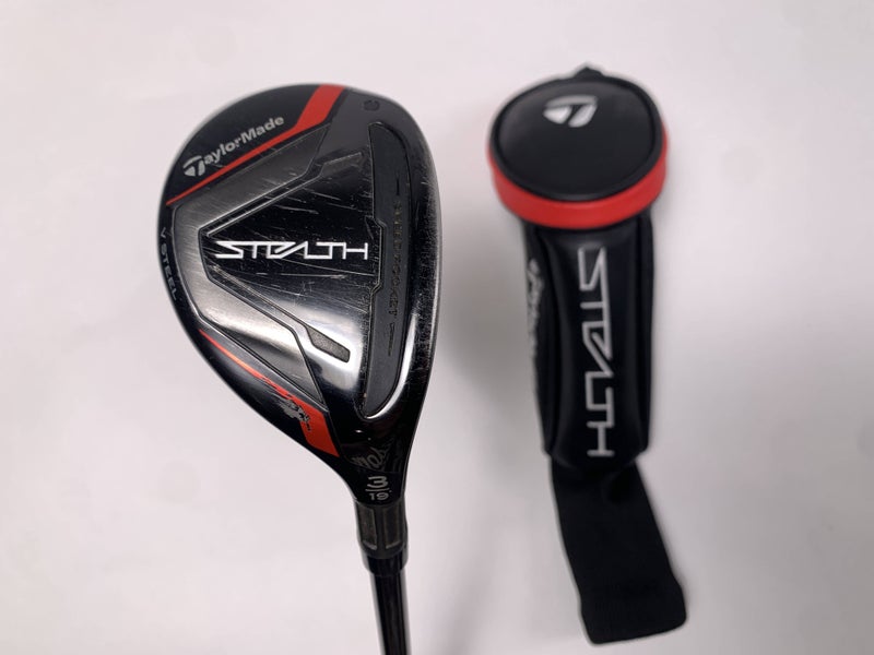 TaylorMade Stealth Rescue 3 Hybrid 19* Fujikura Atmos Red 7S Stiff RH HC