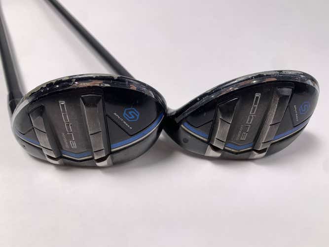 Cobra T-Rail 4 & 5 Hybrid Set 22* 25* UltraLite 45g Senior Graphite Mens RH