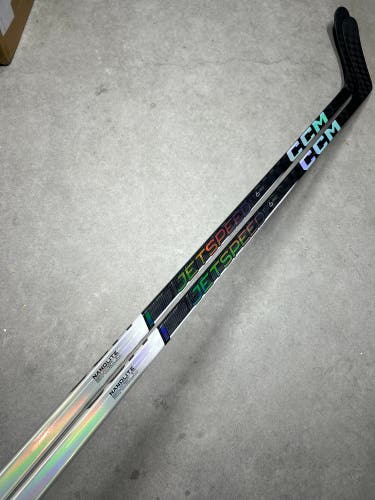 2 Pack 90 Flex P90 Senior CCM JetSpeed FT6 Pro Left Hand Hockey Stick Pro Stock (New)