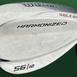 Wilson Sole Grind Harmonized Chrome Sand SW Wedge 56-12* Steel Wedge Flex
