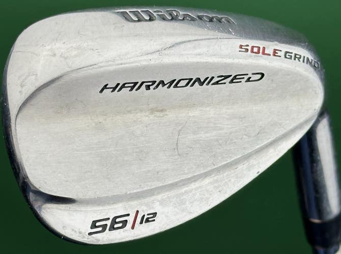 Wilson Sole Grind Harmonized Chrome Sand SW Wedge 56-12* Steel Wedge Flex