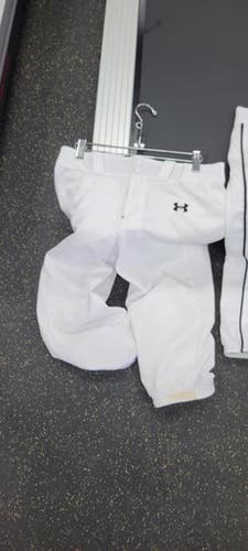 Used Under Armour MEDIUM WHITE BB/SB Pant Womens White MD 11497-S000155491
