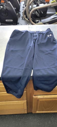 Used Under Armour SMALL BLUE BB/SB Pant Womens Navy Blue SM 11497-S000155488
