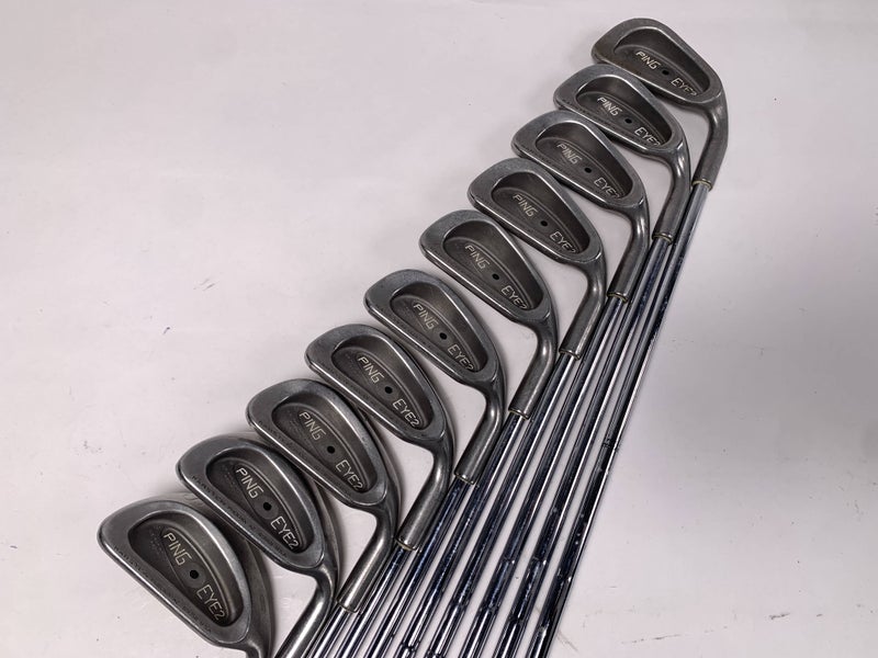 Ping Eye 2 Iron Set 2-PW+SW Black Dot Karsten ZZ-Lite Regular Steel Mens RH