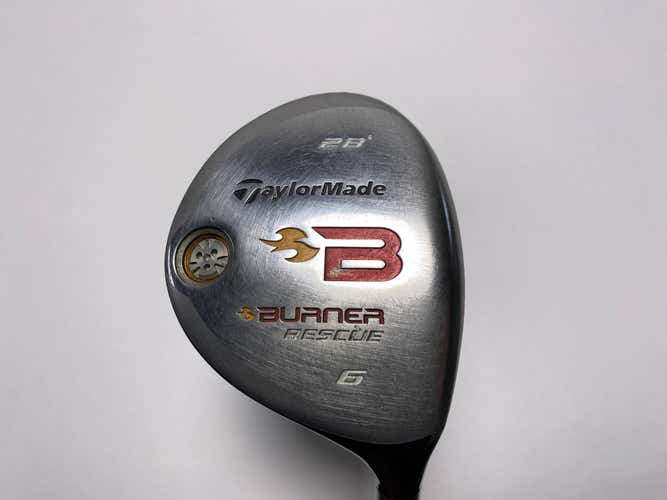 TaylorMade Burner Rescue 2008 6 Hybrid 28* REAX 60g Regular RH Midsize Grip