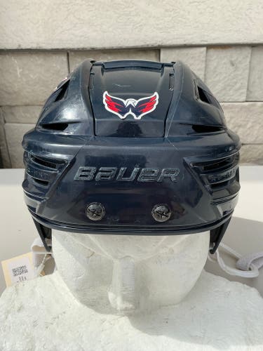Blue Medium Bauer Re-Akt 150 Helmet Pro Stock (Used)