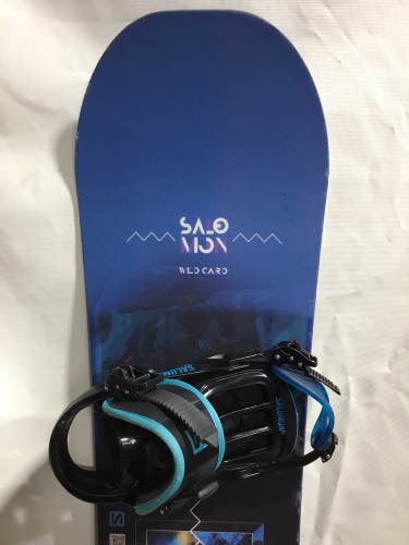145 Salomon Wildcard Snowboard w/ bindings