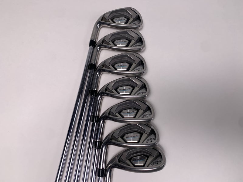 Callaway Rogue Iron Set 5-PW+SW True Temper XP R300 95g Regular Steel Mens LH