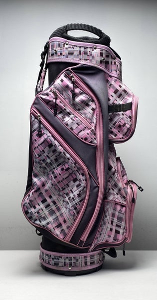 Glove It Lightweight Cart Bag 15-Way Divide Single Strap Pink Golf Bag