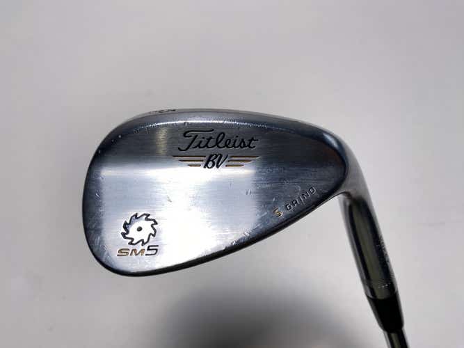 Titleist Vokey SM5 Tour Chrome Wedge 56* 10 Bounce Wedge Steel Mens RH