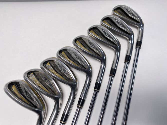 Adams Ovation 3 Iron Set 5-PW+SW+LW Uniflex Steel Mens RH Midsize Grips