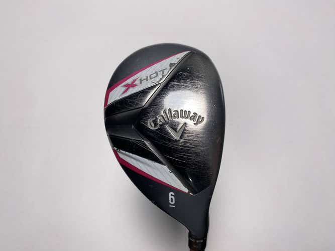 Callaway X Hot 2013 6 Hybrid 28* 60g Senior Graphite Mens RH Oversize Grip