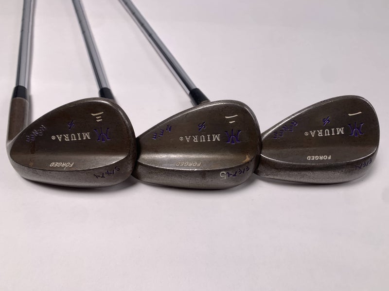 Miura Raw Forged Wedge Set 50* 55* 60* Stiff Steel Mens RH