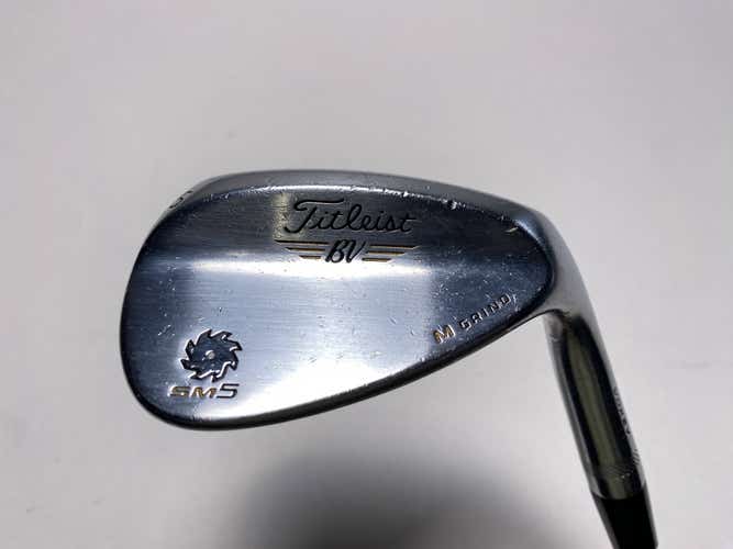 Titleist Vokey SM5 Tour Chrome Wedge 56* 10 Bounce M-Grind Wedge Steel Mens RH