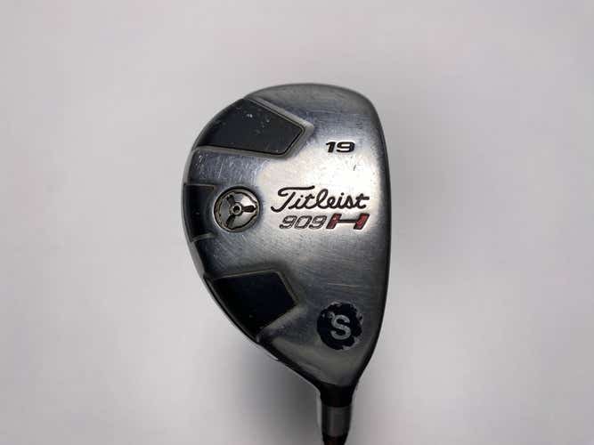 Titleist 909 H 3 Hybrid 19* Aldila VooDoo Stiff Graphite Mens RH +1"