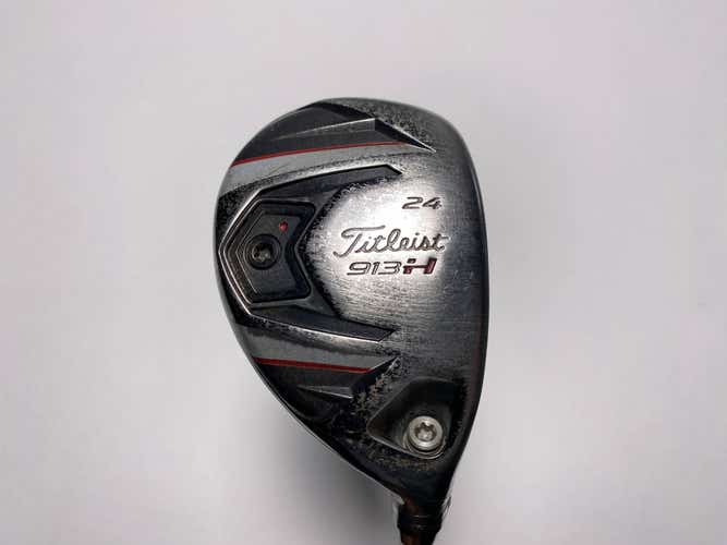 Titleist 913 H 5 Hybrid 24* Mitsubishi Rayon Diamana Blue s+ 72 Stiff Mens RH
