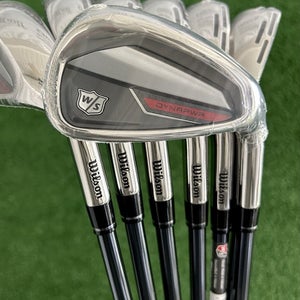NEW Wilson Staff Dynapwr 25 Iron Set 5-G / Recoil 65 Regular Graphite