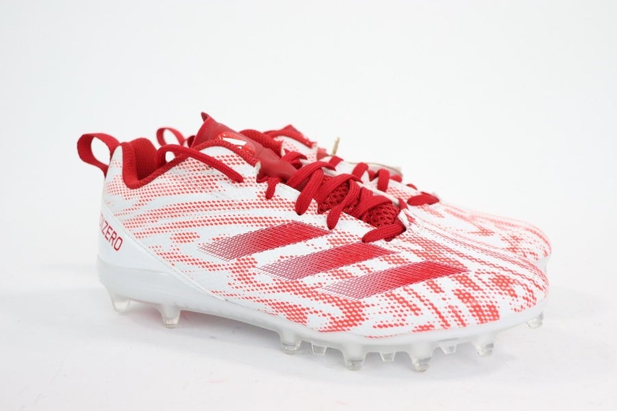 Adizero Electric 2 Football Cleats GS "Red White" ID1469 Men size US 5 NEW