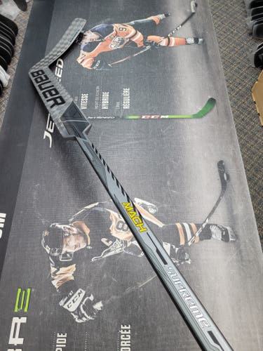 P31 | 25" NEW! Senior Bauer Supreme Mach Full Right Goalie Stick 25" Paddle Pro Stock (New)