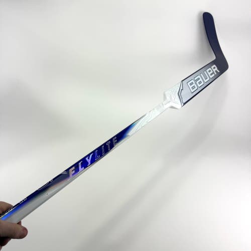 New Regular Purple Bauer Vapor Flylite Goalie Stick | 25.5" Paddle P31C Curve | #A453