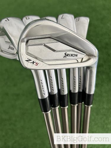 Srixon ZX5 Forged Iron Set 5-P / Recoil F4 Stiff Graphite