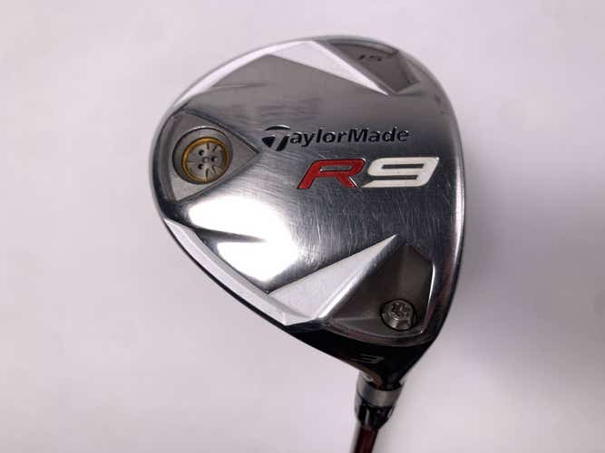 TaylorMade R9 3 Fairway Wood 15* Fujikura Motore 70g Regular Graphite Mens RH