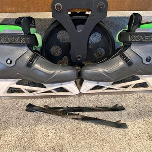 2023 Bauer Konekt HF2 Hockey Goalie Skates Regular Width 9 (Used)