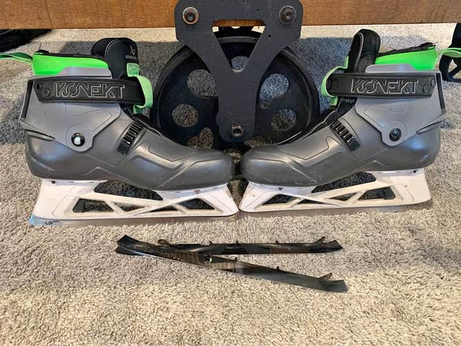 2023 Bauer Konekt HF2 Hockey Goalie Skates Regular Width 9 (Used)