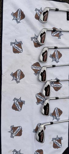 Men's Callaway Right Handed Iron Set Stiff Flex (Used)