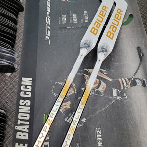 Custom curve | 25" NEW! Senior Bauer Vapor Hyperlite 2 Regular NHL Goalie Stick Paddle Pro Stock