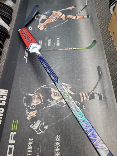 25" NEW! Senior Bauer Supreme Shadow Full Right NHL Goalie Stick Paddle Pro Stock