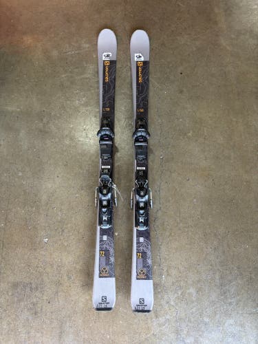 Salomon Distance 72 150 cm All Mountain Skis | Salomon M10 GW Bindings