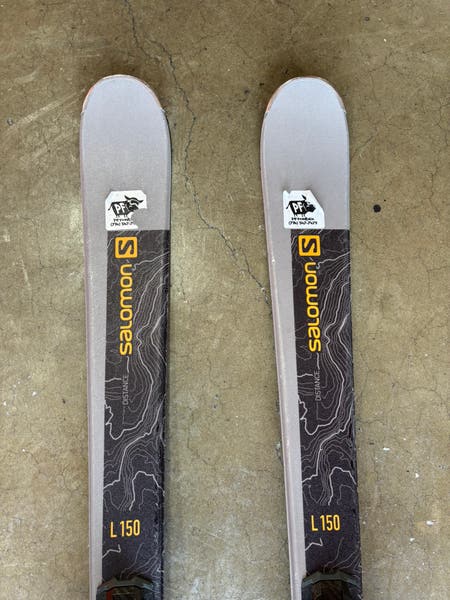 salomon 150 skis Salomon Distance 72 150 cm All Mountain Skis | Salomon M10 GW Bindings |  SidelineSwap