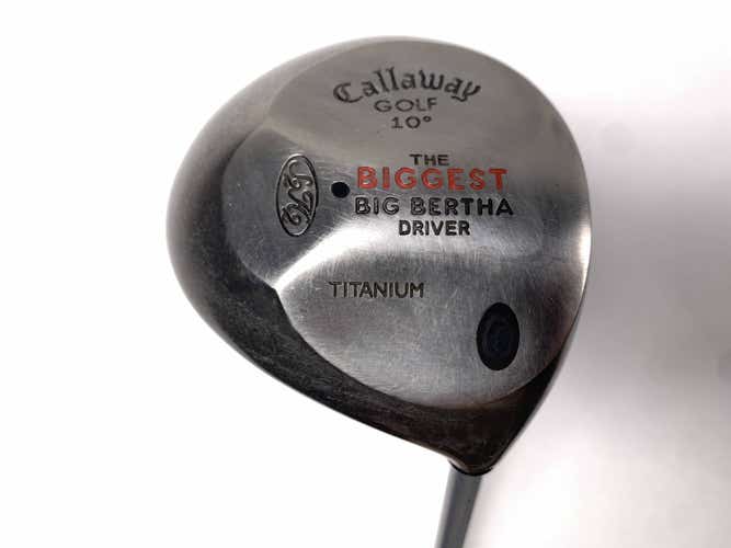 Callaway Biggest Big Bertha Driver 10* Firm Graphite Mens RH