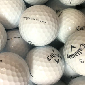 24 Near Mint AAAA Callaway Diablo Tour Used Golf Balls