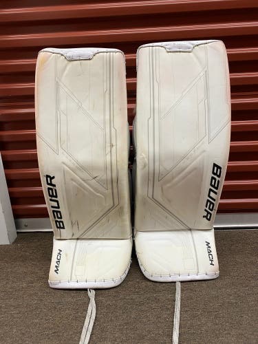 Small Bauer Mach Goalie Leg Pads (Used)