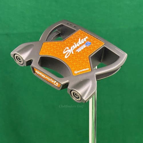 TaylorMade Spider Tour S S7-B CS Black 48" Mallet Putter W/ Super Stroke & HC
