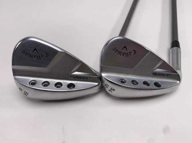 Callaway Jaws Raw Full Toe Chrome Wedge Set 54* 12 58* 10 Catalyst Wedge LH