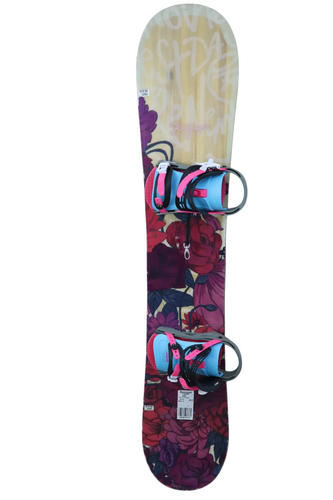 USED 2017 Rossignol Frenemy Snowboard 147cm with NEW Kemper Freestyle Bindings