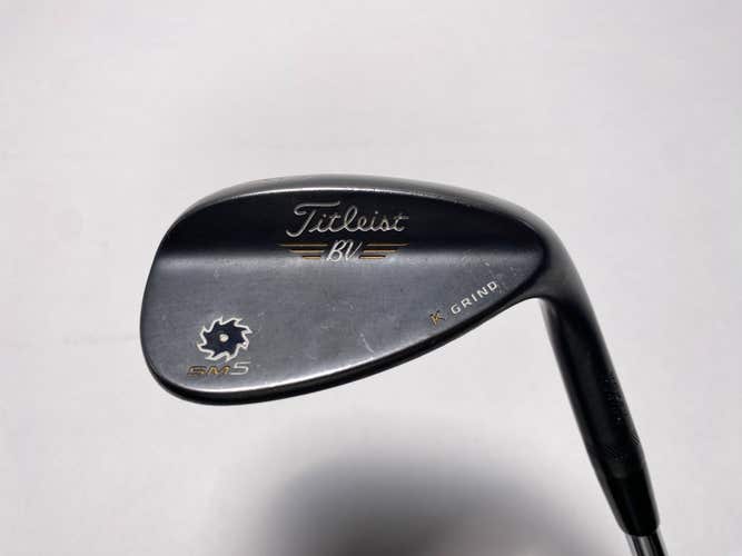 Titleist Vokey SM5 Raw Black Wedge 60* 11 Bounce Wedge Steel Mens RH