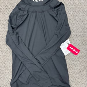 CCM Senior Large LS Neck Protection long sleeve