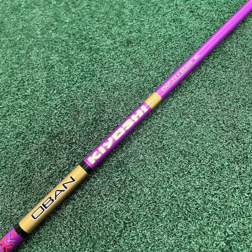 Oban Kiyoshi Purple 04 Flex Stiff Flex 60 Gram Driver Shaft Titleist Adapter 44"