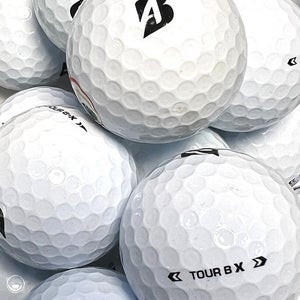 15 Near Mint AAAA White Bridgestone B X Used/ Recycled Golf Balls w/Mesh Bag
