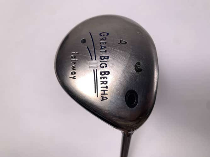 Callaway Great Big Bertha II 4 Fairway Wood 17* GBB System 60 Firm RH