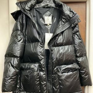 Fitouch Size Medium Black Puffer Jacket